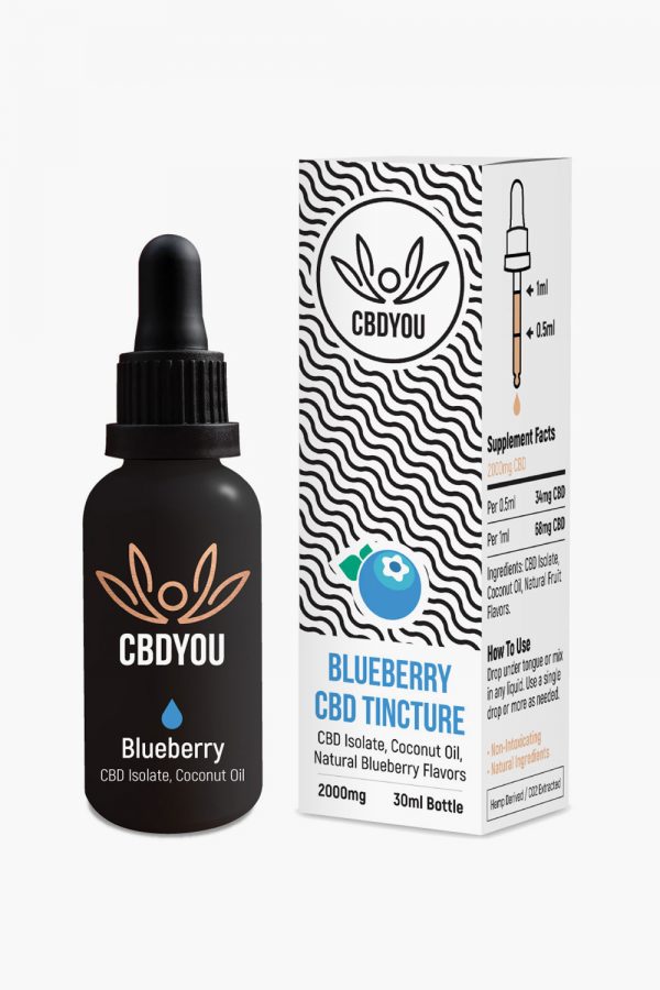 CBDYou Blueberry CBD Tincture 2000mg